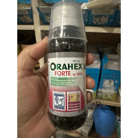 orahex forte|Orahex Forte with Zinc 120ml .